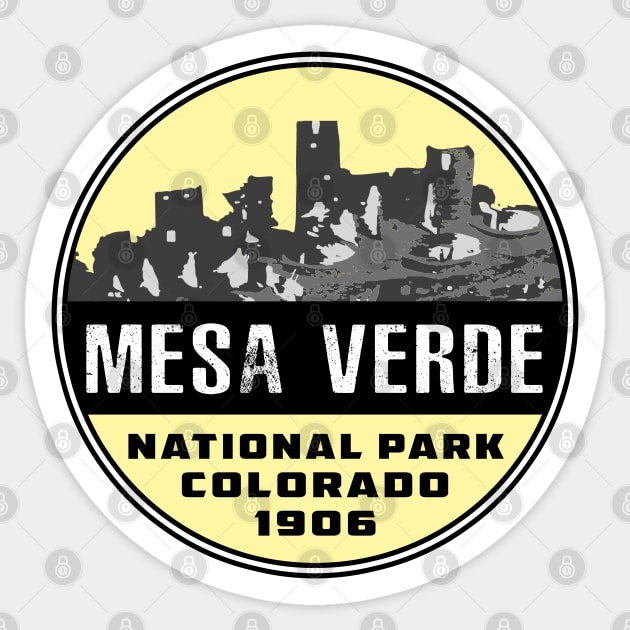 Mesa Verde National Park Colorado Sticker by TravelTime